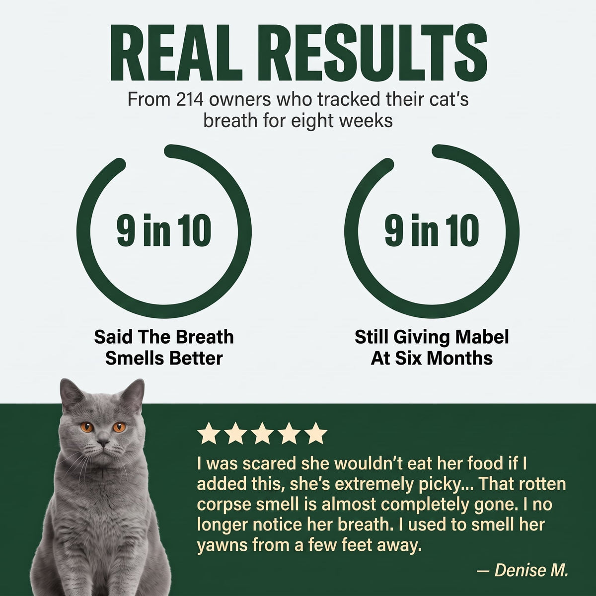 Mabel™ Dental Powder for Cats — Bacon Flavor